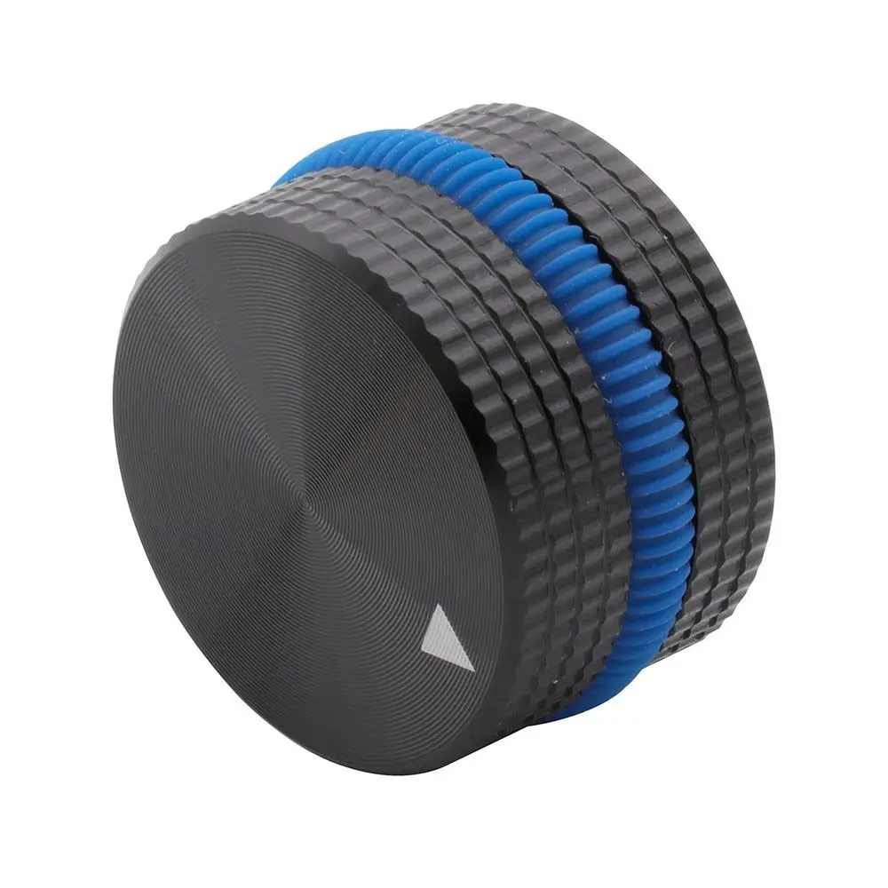 1Pcs 25x15.5mm Audio Volume Control Knob Solid Aluminum Anodized Amplifier Potentiometer Knob Hexagon Set Screw 6mm Shaft Hole