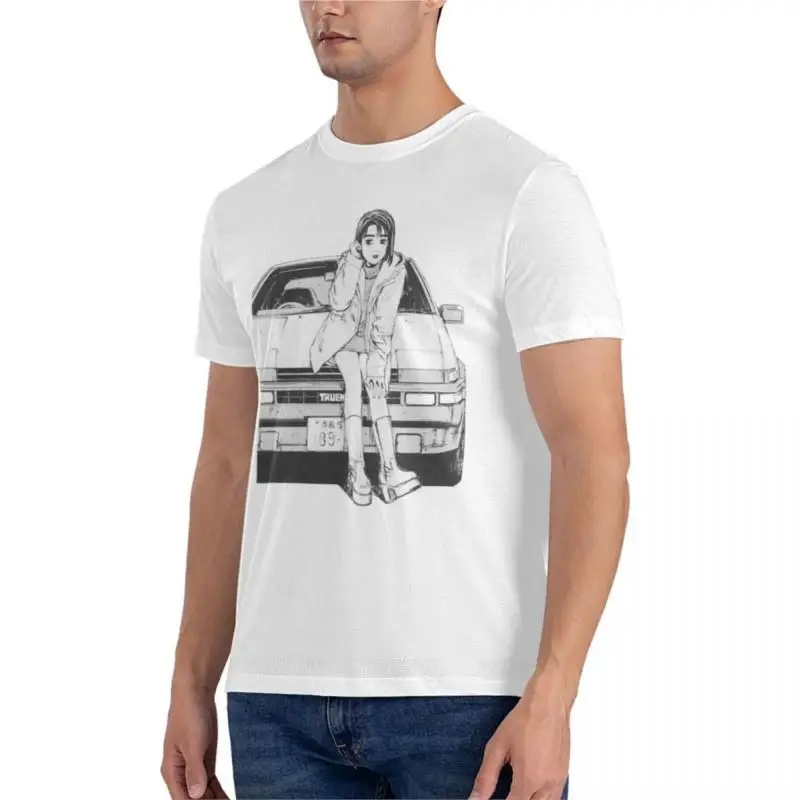 Initial D Natsuki Drift Touge Anime Eurobeat Classic T-Shirt custom t shirts design your own tops anime