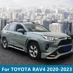 For TOYOTA RAV4 2020-2023 Modified special wheel eyebrow anti-friction leaf plate wheel eyebrow Exterior sticker Auto part