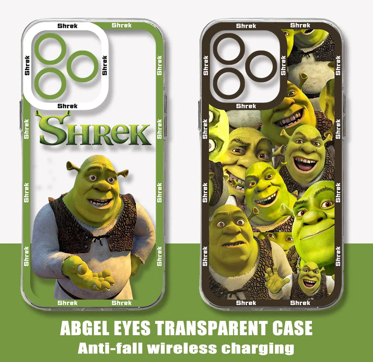 

Cartoon Funny Movie Shreks Phone Case For Samsung S24 S23 S22 S21 S20 S10 FE Note20 Note10 Plus Ultra 5G Clear Soft TPU Cover