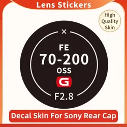 Decal Skin For Sony Rear Lens Cap Vinyl Wrap Film Sticker 12-24 24-70 20-70 16-35 24-105 24 35 50 55 70-200 85 100 135 200-600