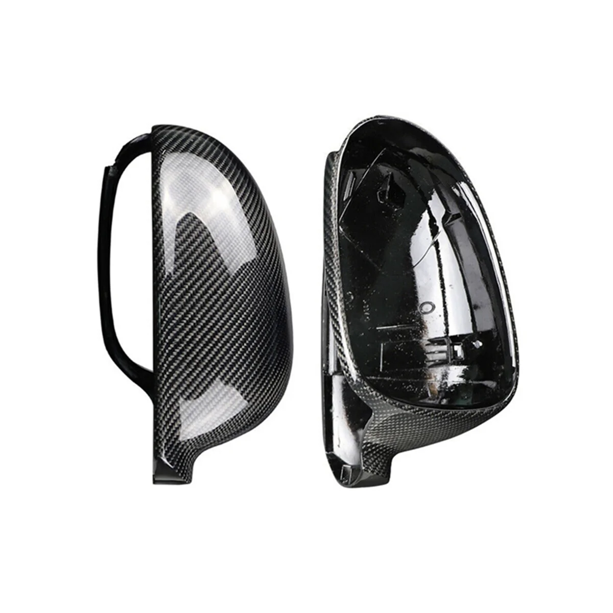 

Reliable-Car Rear View Mirror Cover Side Mirror Cover Cap for Golf 5 MK5 2003-2009-ABIQ