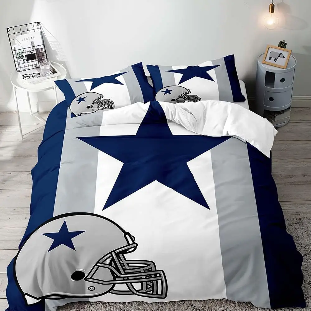 2/3pcs bedding set Digital Print Comfortable Duvet Cover for Home Bedroom Decoration, 1 Duvet Cover and 2pillowcase with Zippers