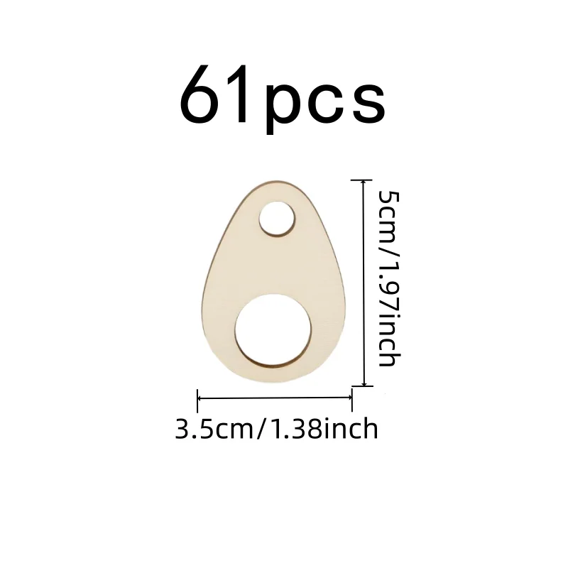 61 pcs Sewing Thread Winders, Smooth Surface Finish, suitable for DIY Handicraft Threads, Anti-Tangle Organizing
