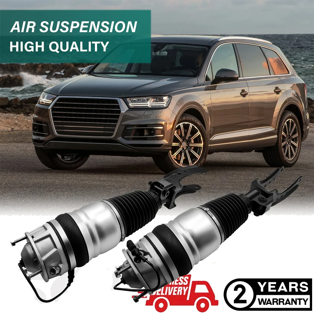 Front Pair Air Suspension Strut For Audi Q7 Porsche Cayenne VW Touareg 2010-2018