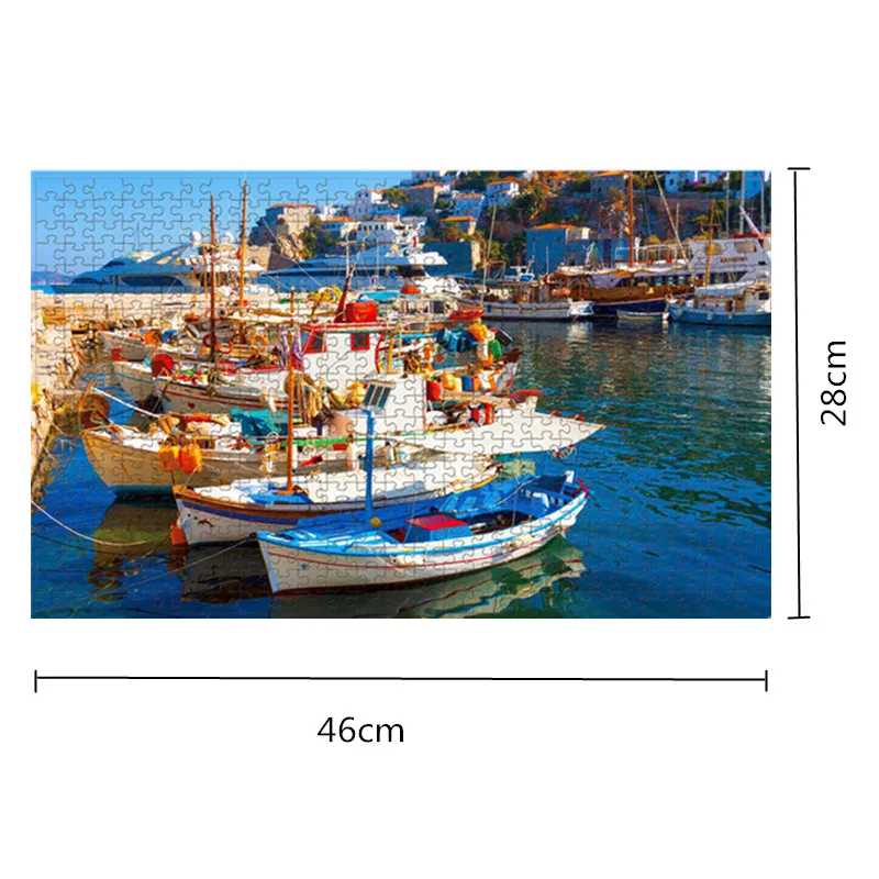 500 Pieces Creative Jigsaw Puzzle Various Landscape Assembling Picture Adults Anti Stress Puzzles Toys For Kids Games Xmas Gift