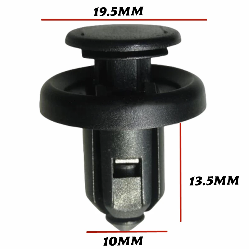 

20Pcs For 10mm Hole OE: 91505-S9A-003 Auto Bumper Retainer Fasteners Car Fender Lining Clips Door Trim Panel Clip