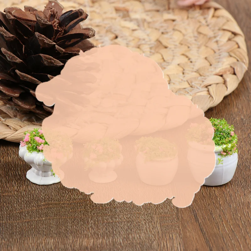 1:12 Dollhouse Mini Green Plant Potted Bonsai Miniature Flower Pot Home Scene Layout Decor Model
