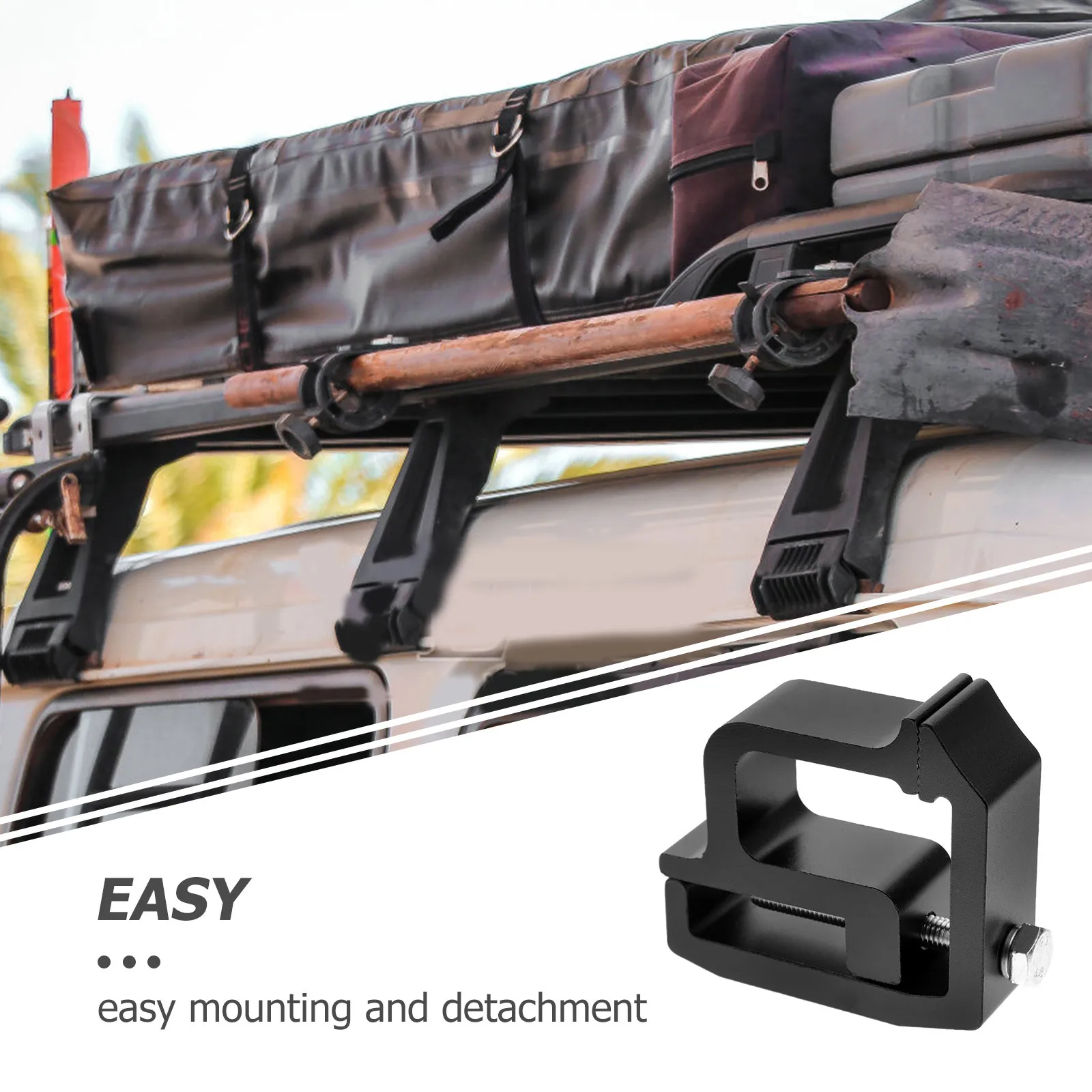 

Heavy Duty Truck Cap Mounting Clamps Sturdy Various Camping Shells Easy Install Remove for Truck Bed Topper