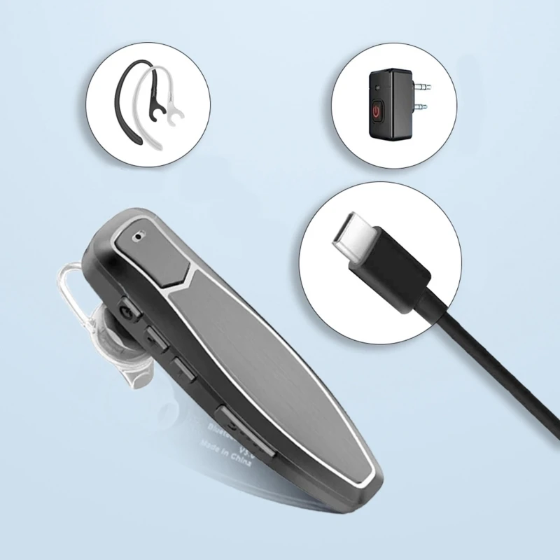 Long Ranges Buetooth-compatible Headsets Adapters Secure Wireless Link Rechargeable Battery Noise Reductions for Use best sale