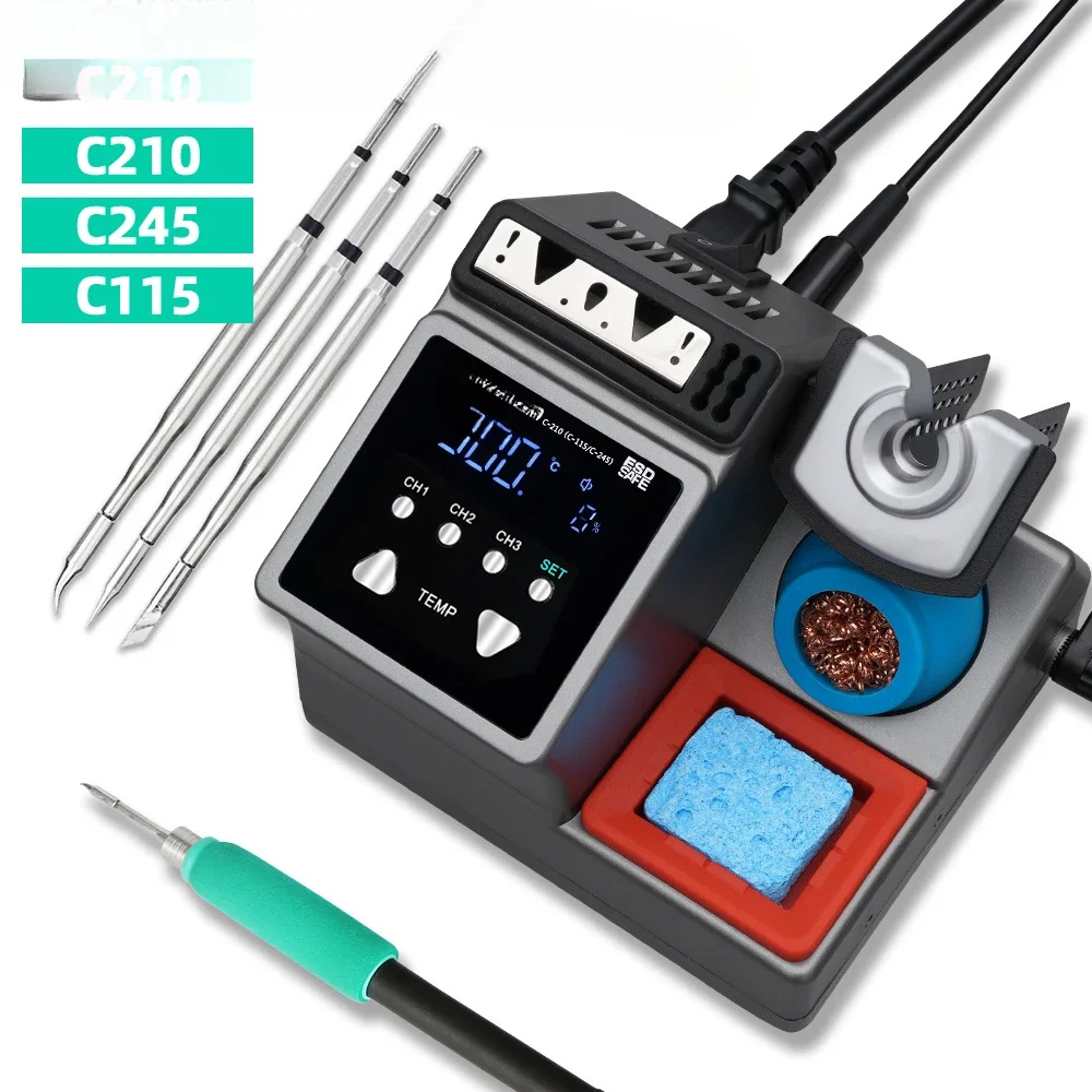 

SUGON A9 Soldering Station Compatible Original Soldering Iron Tip 210/245/115 Handle Lead-free Electronic Welding Rework Station