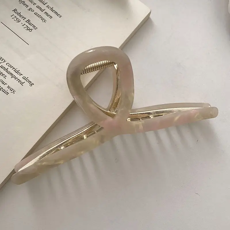 1/3/5 Stück Metall-Haarspange, Damen-Haarspange, große Haarspange im Hai-Design, für mehr Volumen, modisch und elegant, Haarspange als Stirnband. – Detail 7
