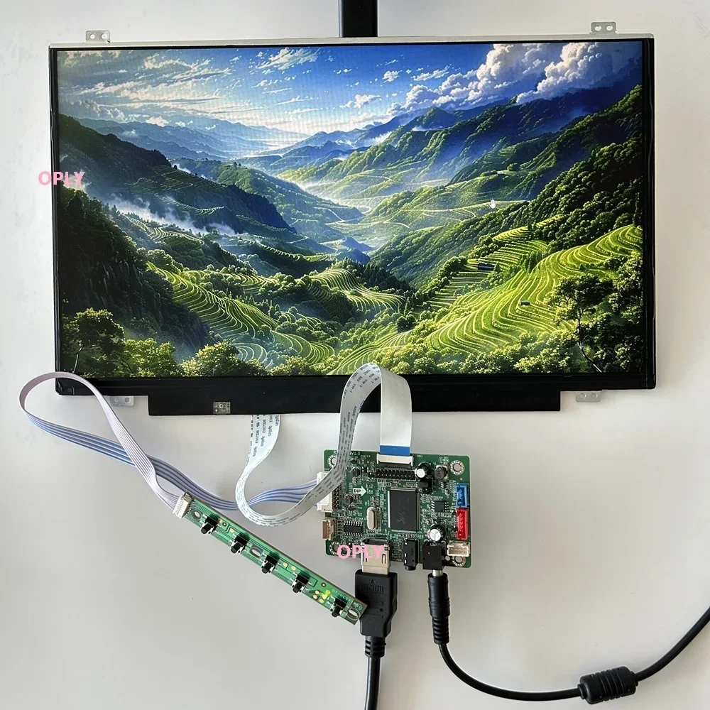 Neue 14 "1920X1080 IPS EDP panel screen monitor 1080P + MINI Controller board HDMI-kompatibel für PC PS X360 Laptop raspberry