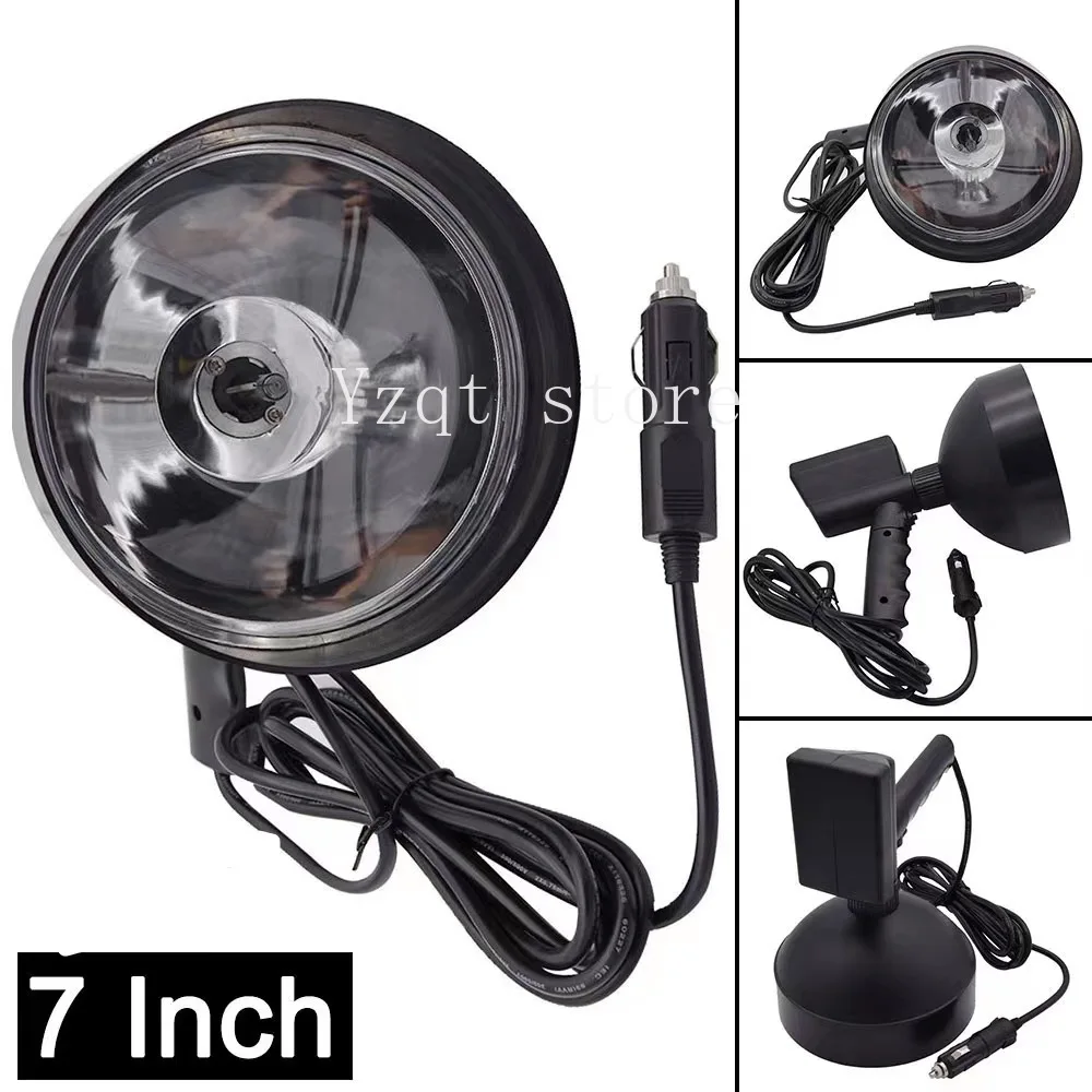 

12-24V 100W 7 inch HID handheld searchlight outdoor portable night fishing light
