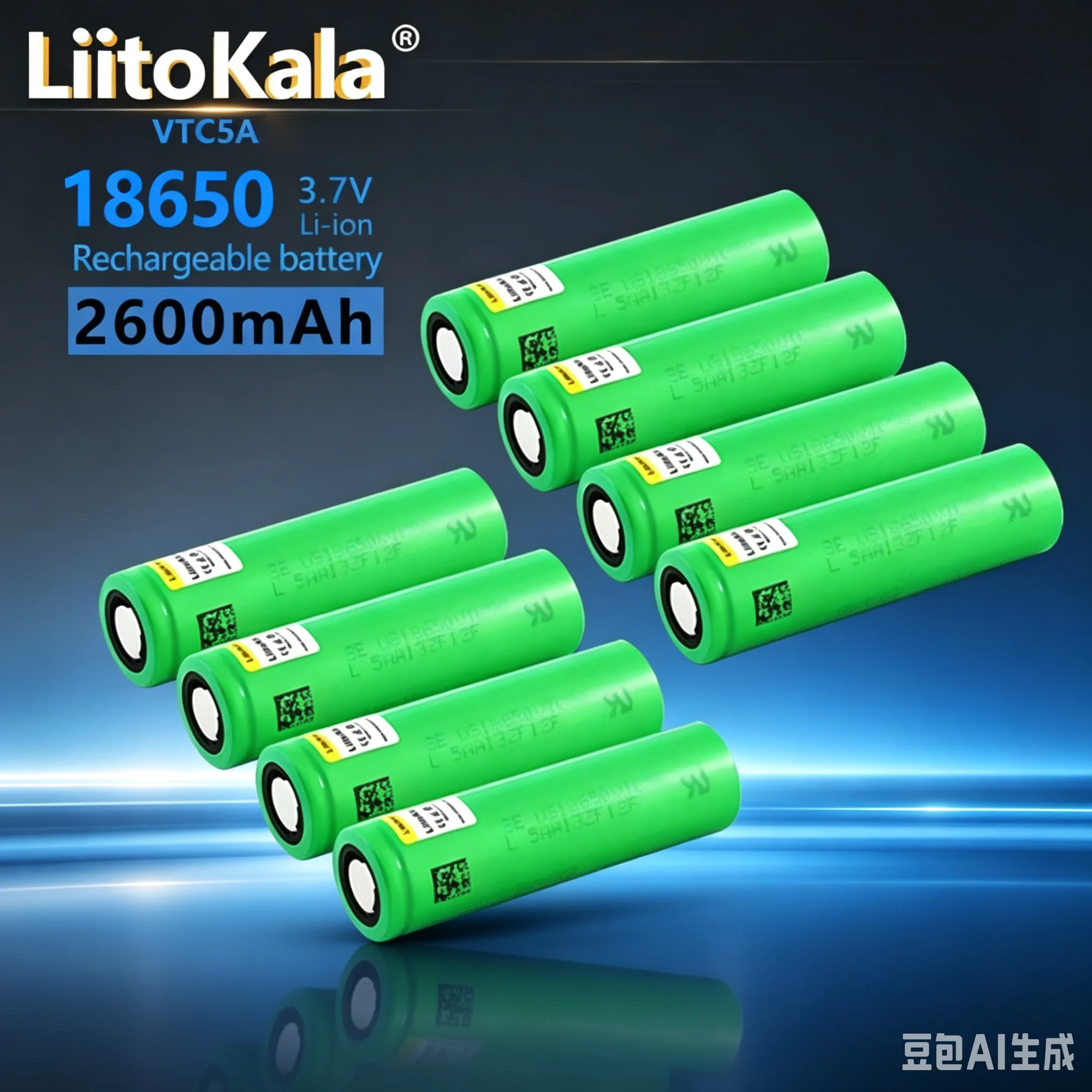 Liitokala Pulse 60A Discharge Original 3.6V 18650 US18650 VTC5A 2600mAh High Drain 40A Battery
