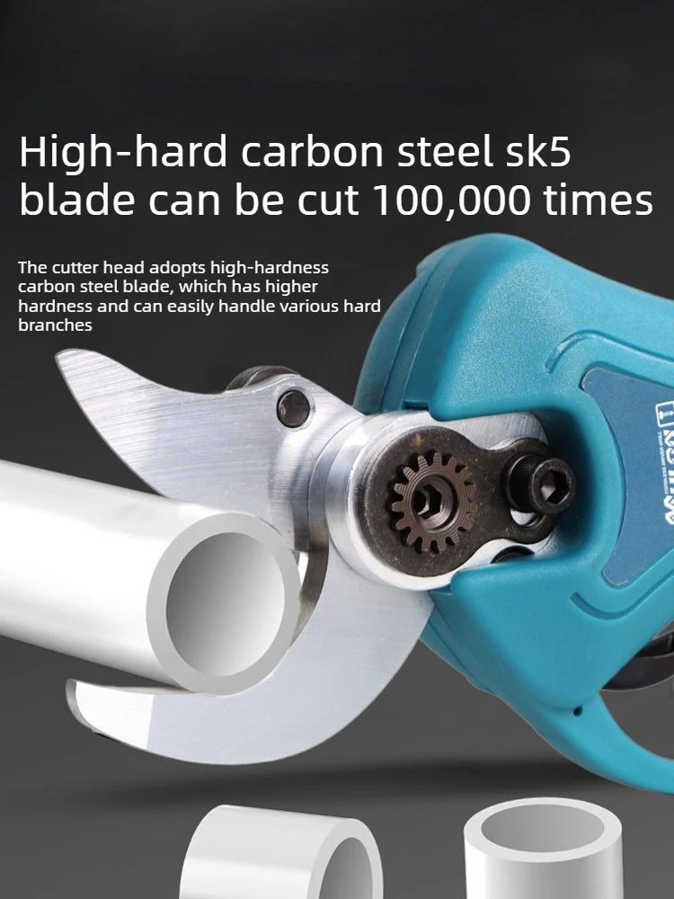 Rechargeable Electric Pruning Shears Lithium Battery Garden Tree Branch Trimmer Scissors