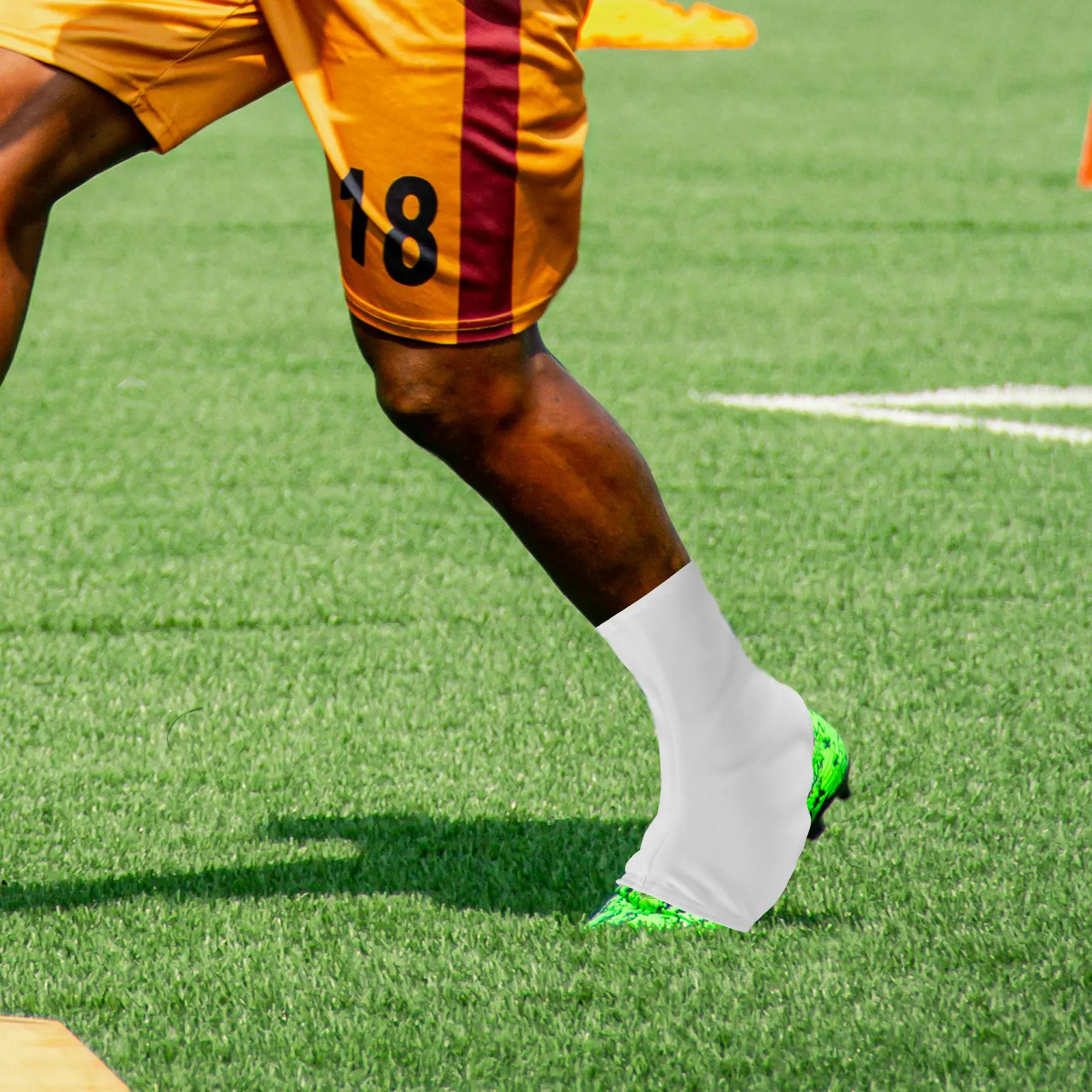 

Sand Proof Shoe Cover Anti Drop Ankle Protector Football Cleat Covers Spats Field Hockey Shoes Cleat Cover Shoe Socks Sports