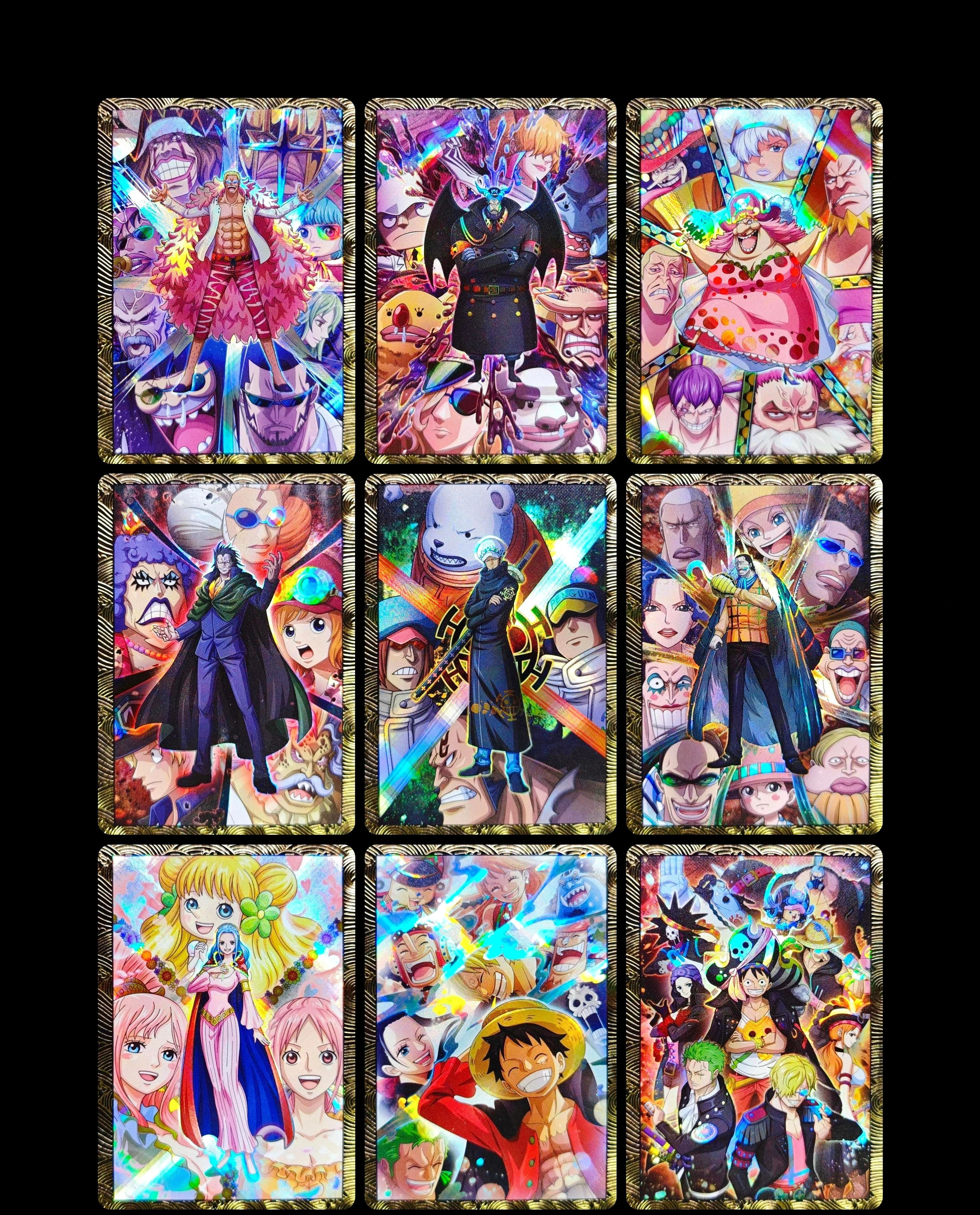 9 stks/set EEN STUK DUIZEND STORM Opcg Zelfcontrole Verzamelen Handtekening Trading Flash Card Anime Cartoon Hallowmas Gift Speelgoed