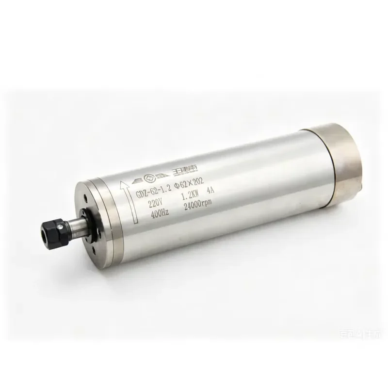 

1.2kw ER11 24000rpm CNC Water Cooled Spindle for Precision Engraving of Copper and Aluminum Parts