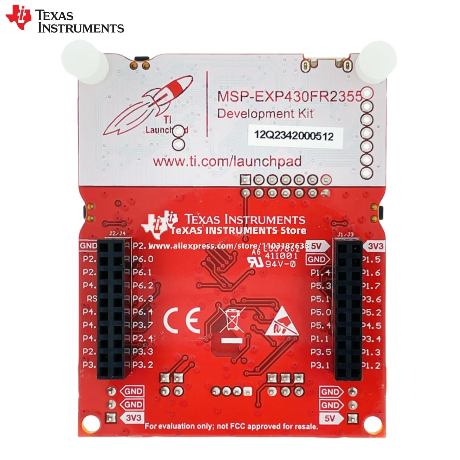 TI Official】 MSP-EXP430FR2355 MSP430FR2355 LaunchPad™ Development