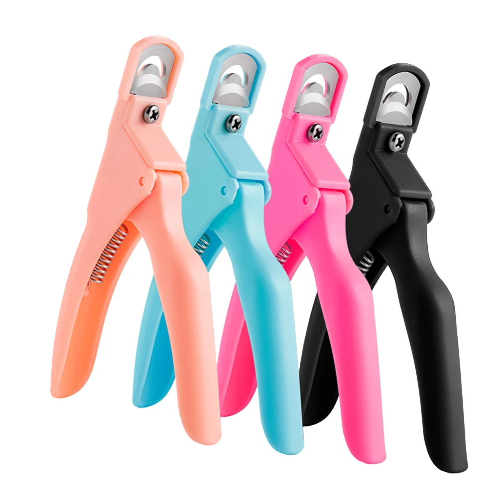 

4PCS Nail Scissors Random Color Clipper Durable Triple Cut Shaping Tool Home Professional Use Artificial Natural Nails