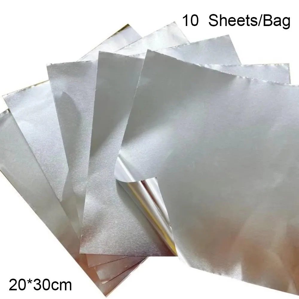 

70 micron Thick Engraving Drawing paper 20*30cm Handmade Aluminum Foil Art Paper DIY Gold Foil Foil Paper Christmas ornament