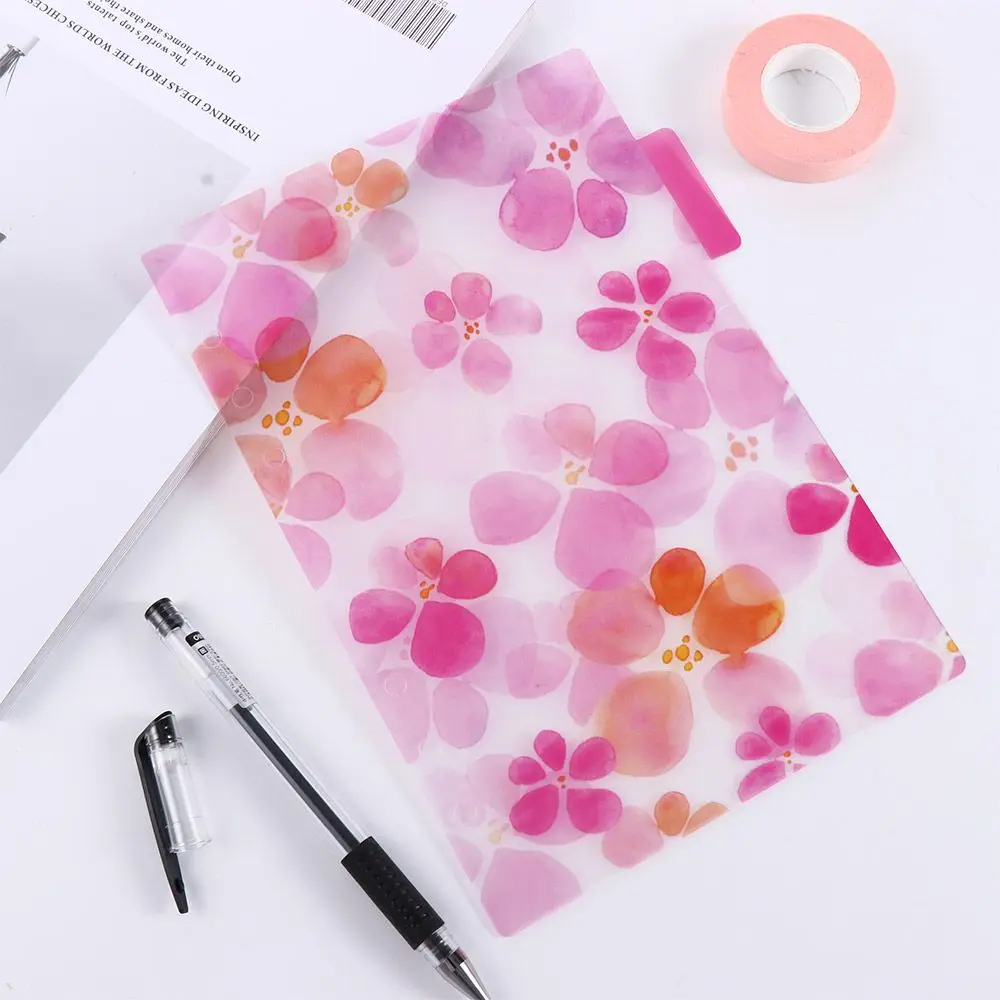 Office 6pcs/set Notepads Diary A5 A6 6-Ring Binder Loose Leaf Spiral Notebook Inner Page Binder Index Dividers Separator Page