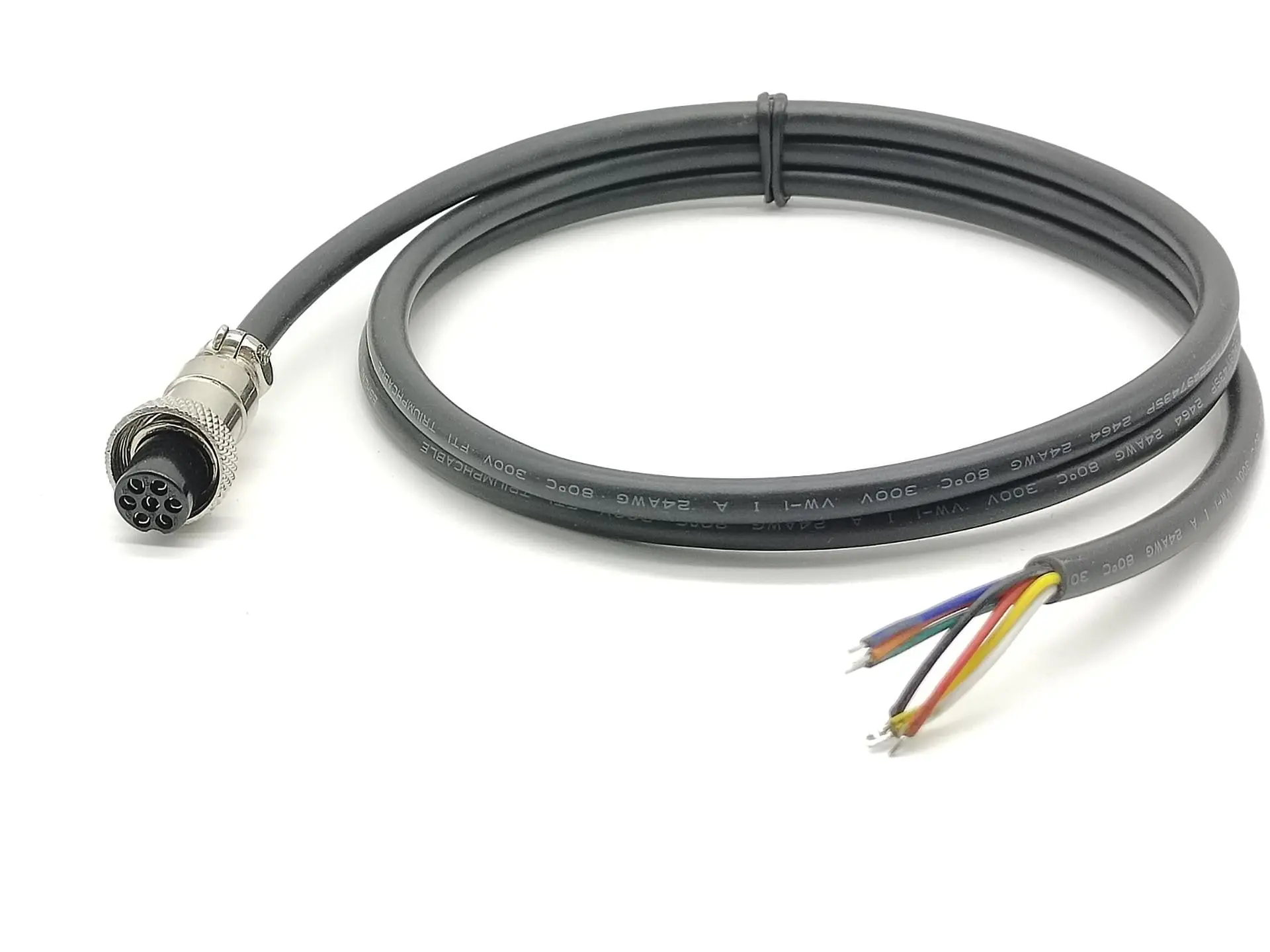 GX12 7 Pin Female Aviation Connector with 1M Extension Cable