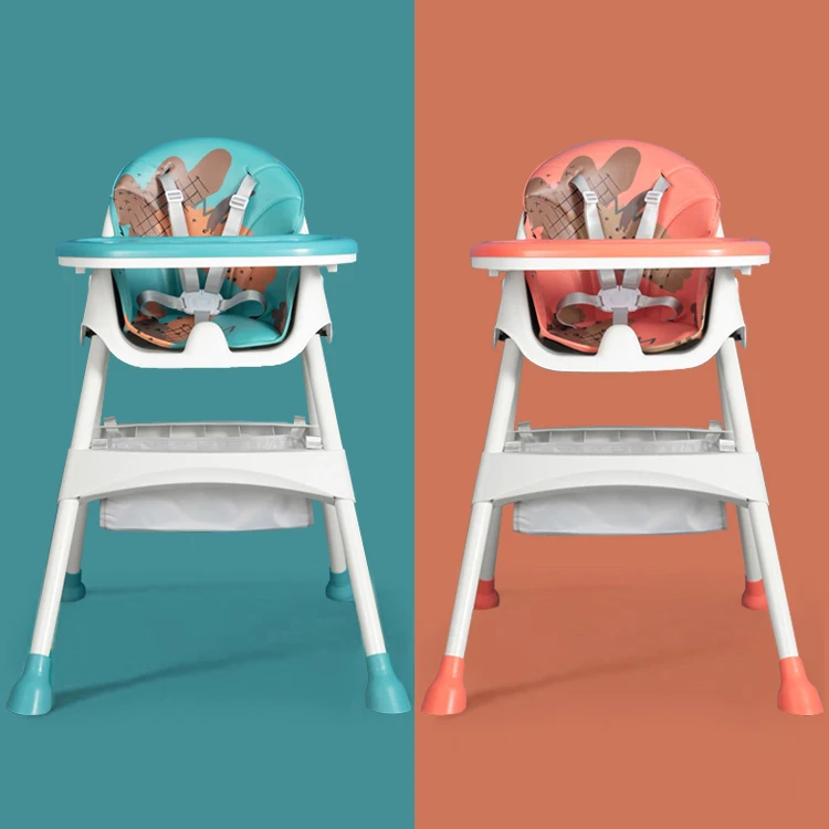 

Wholesale Plastic Multifunctional Baby Dining Table and Chair Baby Eating High Chair Children's Dining Chair