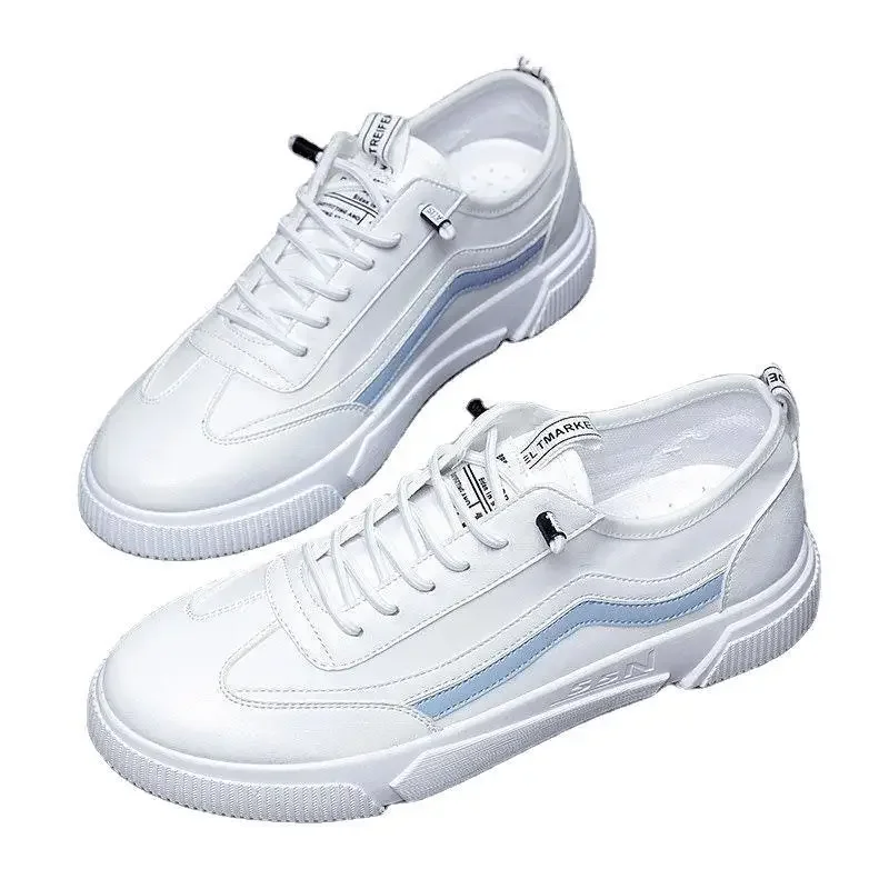 Hot Selling Autumn High Quality Male Korean Version of The Trend Male Shoes Students  Breathable Casual Small White Board Shoes