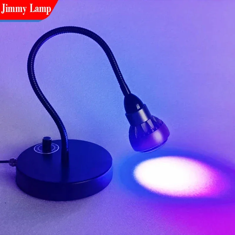 Adjustable Clamp UV Lamp 100W High Intensity Light Effect Resin Adhesive Curing Shadowless Glue Green Oil Solidification Tool