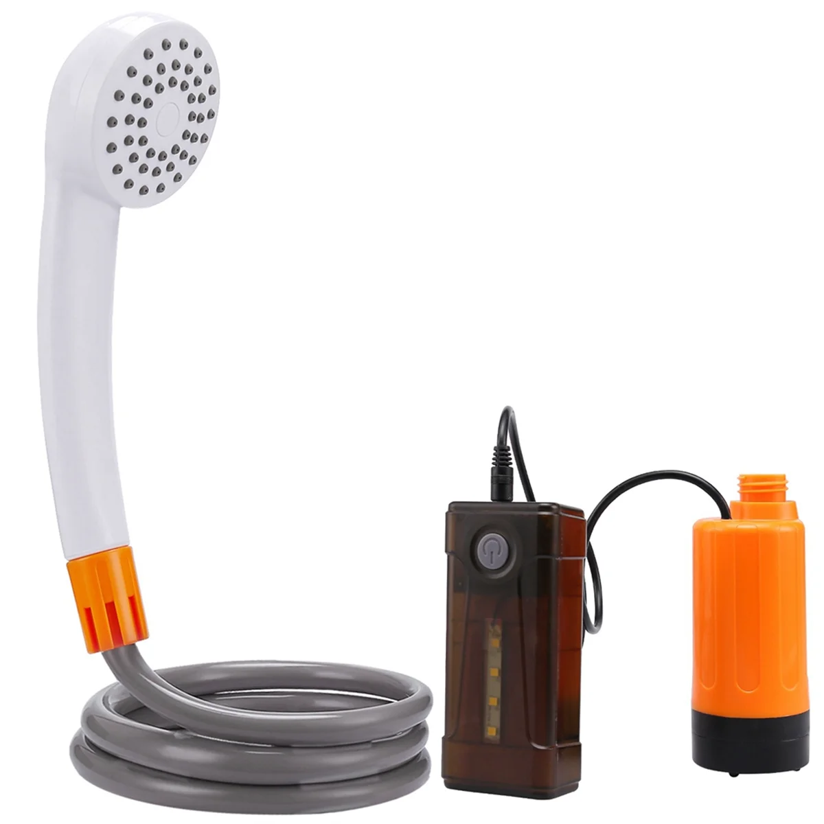 A62X Portable Outdoor Shower Bathing Pump Rechargeable Handheld Electric Shower Camp Shower for Car Hiking Swimming