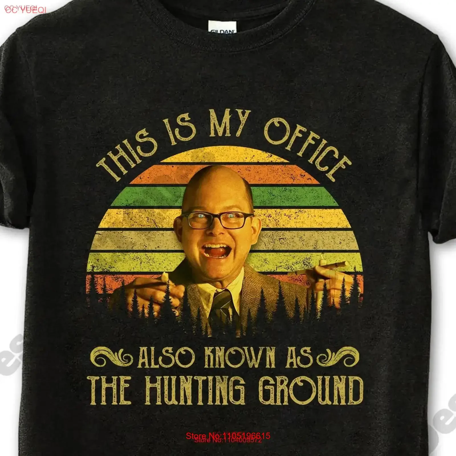 

Colin Robinson This Is My Office Also Known As The Hunting Ground Vintage T Shirt Movies Quote vintage Washed Unisex