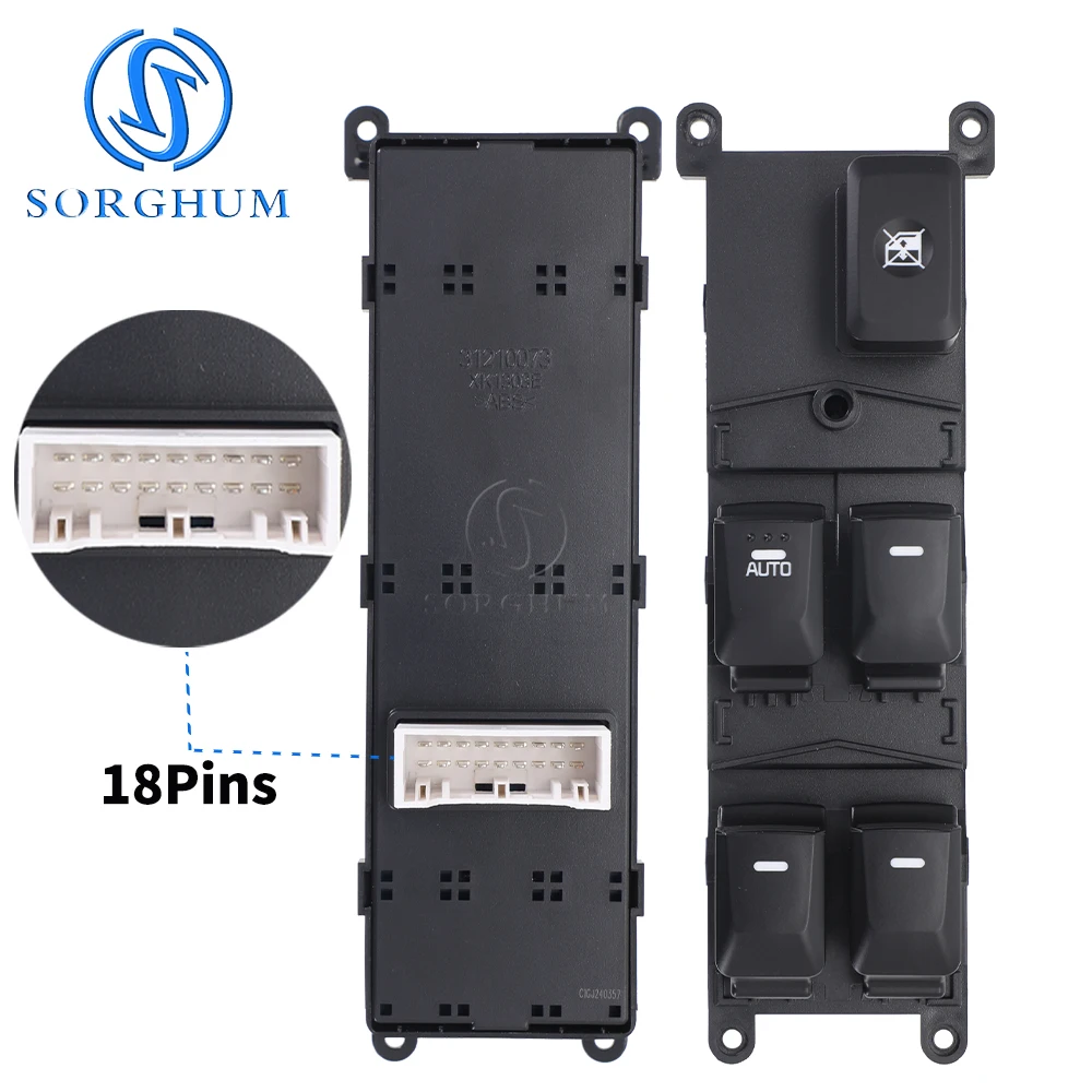 SORGHUM Electric Power Master Window Switch Control Button 93570-1W133 Fit For KIA Rio III (UB) 2015 2016 2017 5Door 935701W133