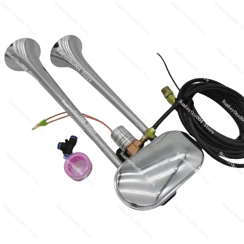 

НОВЫЙ газовый звуковой сигнал для автобуса и грузовика 12v24v, супер громкая модифицированная сирена