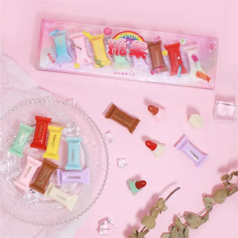 Multi-colors Beauty Cosmetics Kit Cosmetics Makeup Gift Box Beauty Popular Waterproof Lip Gloss Gift-ready Makeup Set Hot Candy