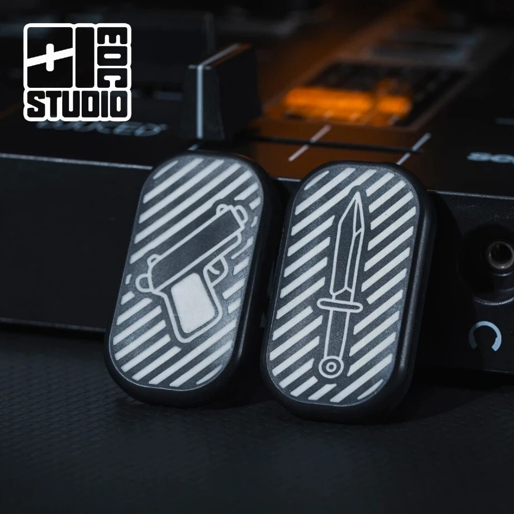 01EDC & QZEDC 3.0 Push Slider Shell Fidget Slider Stress Relief Toy Fidget Toys For Adults Original Designs