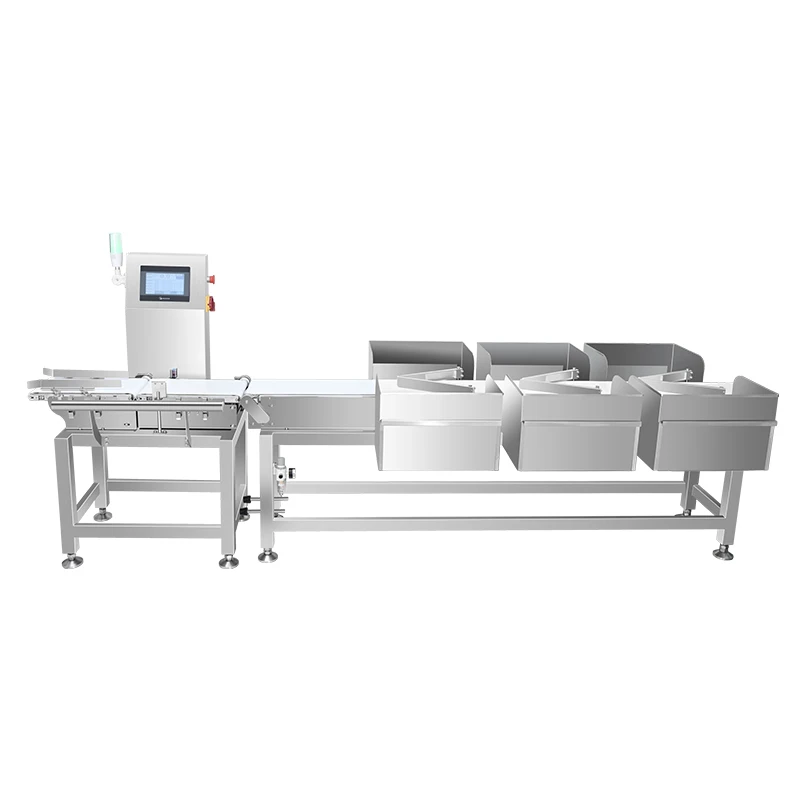 Conveyor Belt Scale Weighing Sorting Machine Weight Grading for Food Industry Fruit Orange