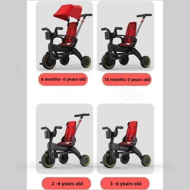 TOP Selling tricycle for kids 1-5 years old, Lightweight stroller with high quality and fast free delivery