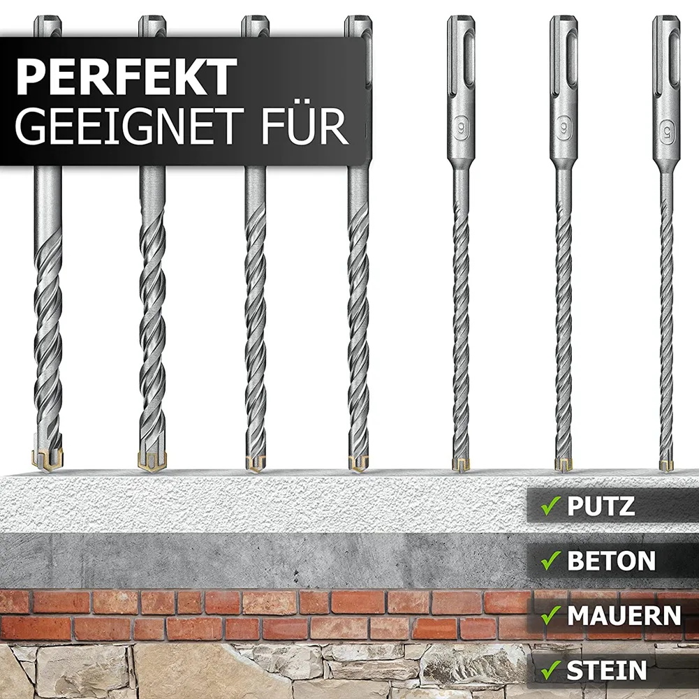 BOM-conjunto de broca de serraria-conjunto de broca de concreto conjunto de broca diâmetro de concreto 5-12x160mm conjunto de broca