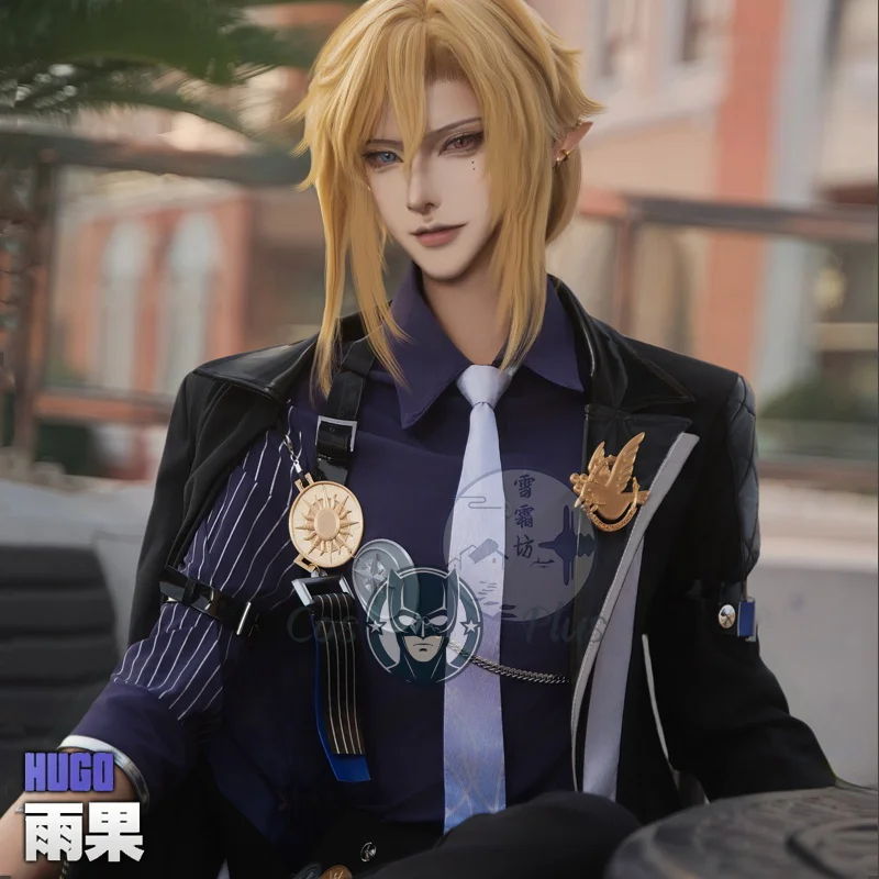 Zenless Zone Zero Hugo Vlad أزياء تنكرية مجموعة كاملة من ملابس حفلات الهالوين كرنفال حفلة تنكرية لعبة الرسوم المتحركة لعب الأدوار