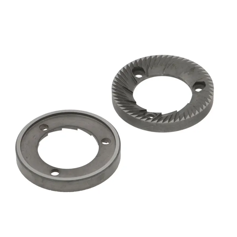 Per lame per macinacaffè Amalfi A80 importate dall'Italia da 64 mm, dischi coltelli rivestiti in titanio per chicchi di caffè