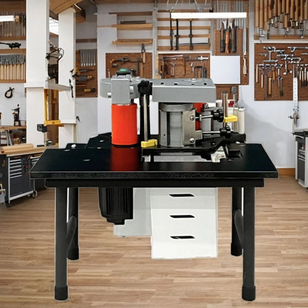220V 1200W Edge Banding Machine Wood PVC Manual Edge Bander Double Side Gluing Edge Banding Machine