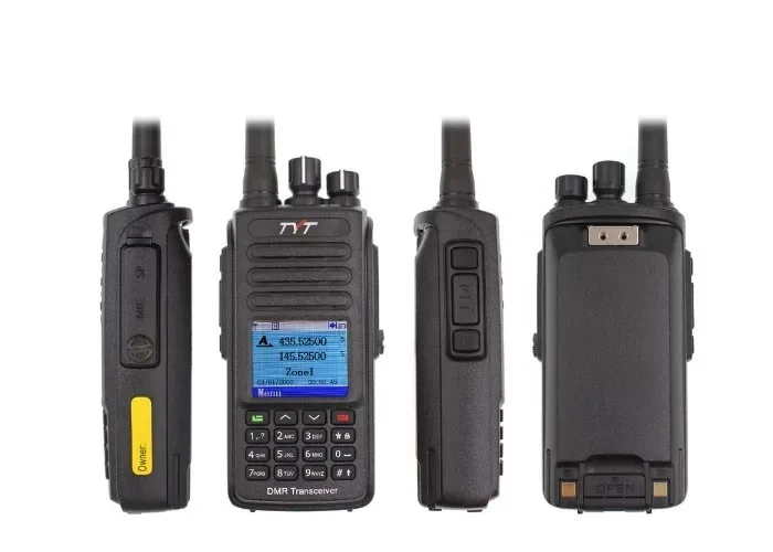 TYT-Walkie Talkie Digital MD-UV390 DMR 5W AES256/128 IP67, resistente al agua, doble ranura de tiempo, Radio bidireccional, TYT, UV390