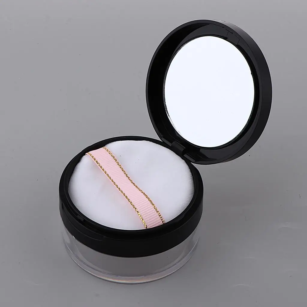 Cosmetic Containers, Plastic Container With Mirror Powder In