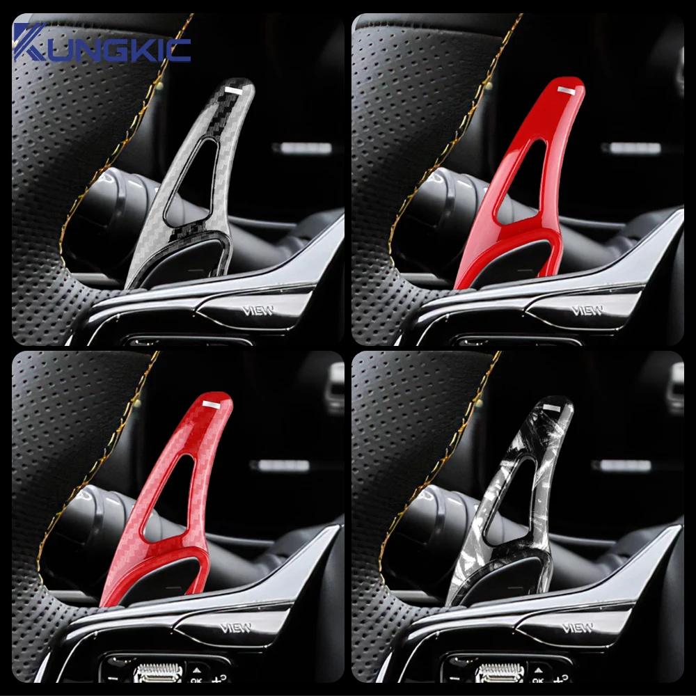 Levier de changement de vitesse au volant pour GAC Trumpchi Empow 2021 2022 2023 2024 GS8 22-24, accessoires style fibre de carbone ABS