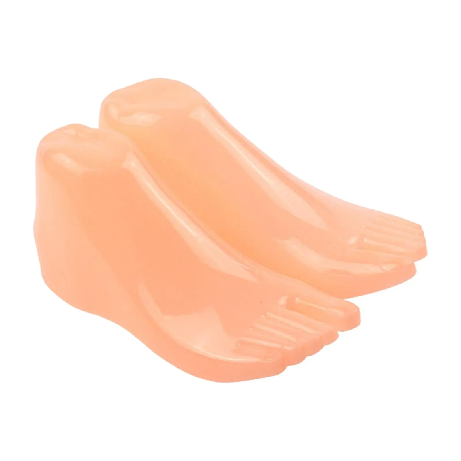 Plastic Foot Display Stand for Sock Model and Jewelry Sandal Art Sketch for Bracelet Accessories Showcase