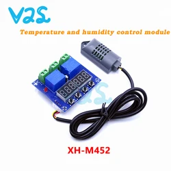 XH-M452 LED Digital Thermostat Humidity Control Sensor High Precision Dual Output DC 12V 10A Automatic Constant Temperature