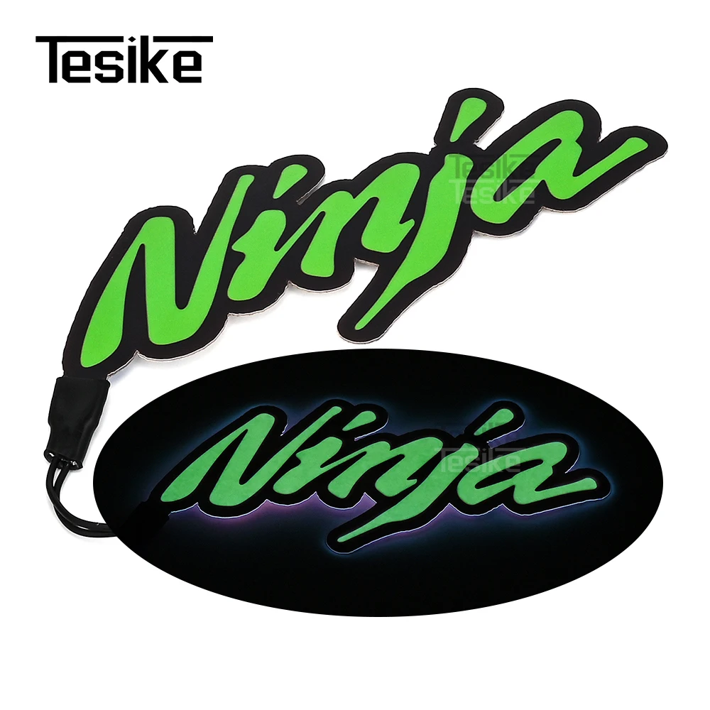 

Motorcycle Night Riding Cold Light Luminous Sticker Strip For KAWASAKI Ninja 1100SX 500 500SE ZX-4RR ZX-4R 650 1000SX H2SX