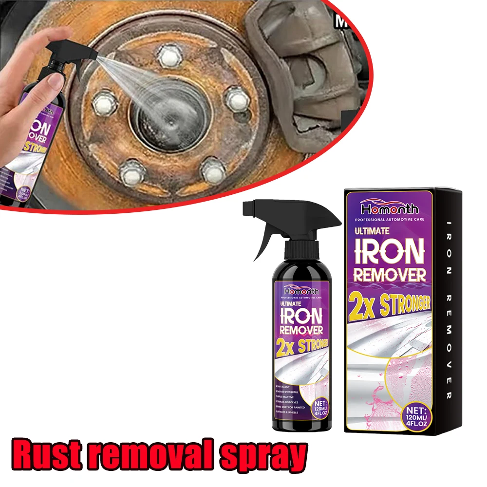 

Car Rust Remover Spray Tire Metal Surface Cleaning Anti Oxidation Derusting Renovation Cleaner For Auto Wheels Brake Caliper